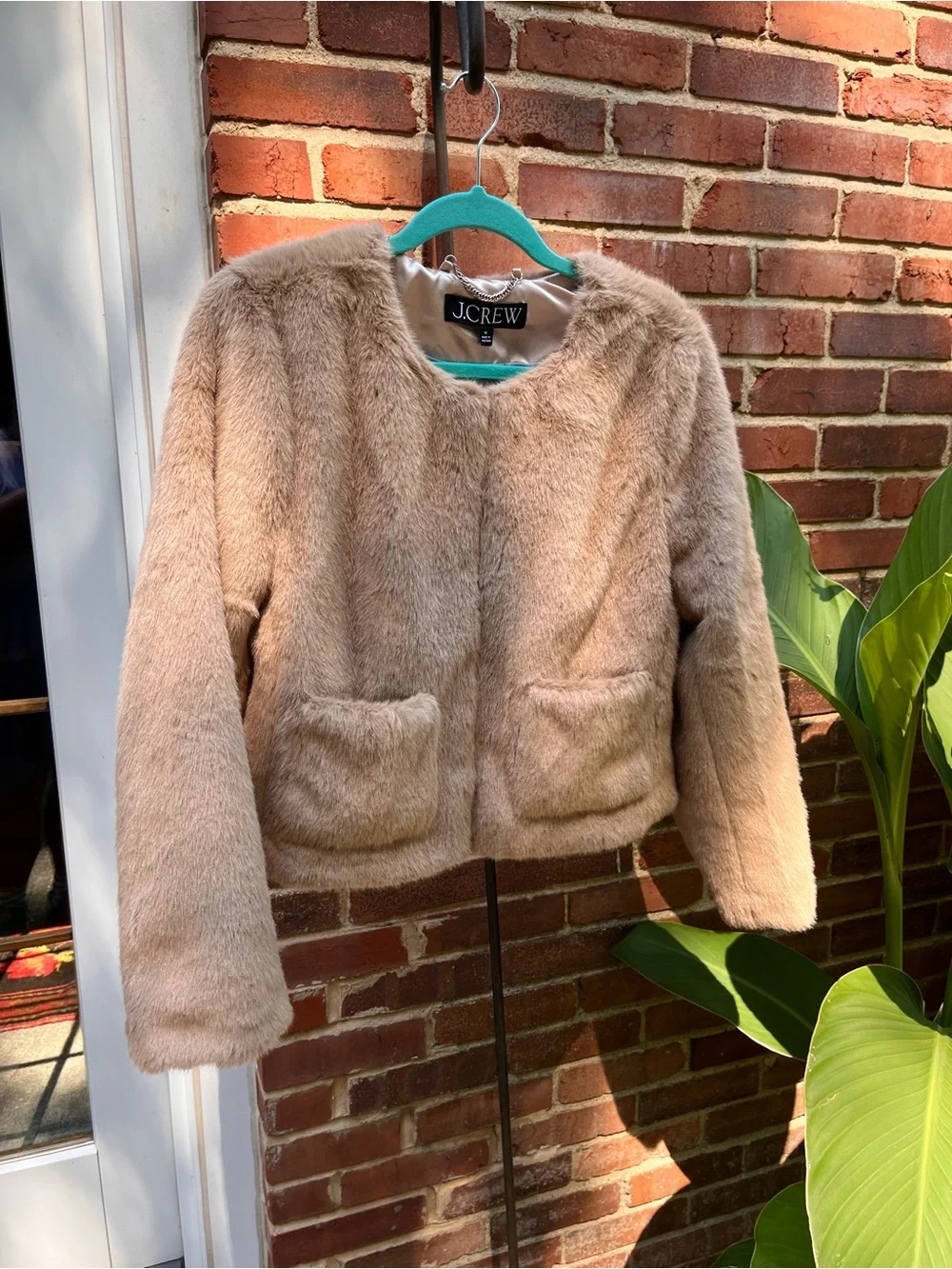 J Crew Faux Fur Lady Jacket NWT